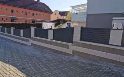 Moderne Zaunanlage