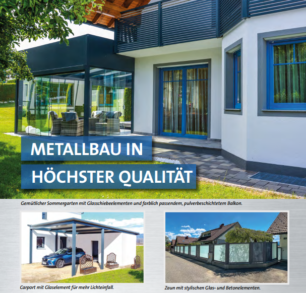 Metallbau in höchster Qualität